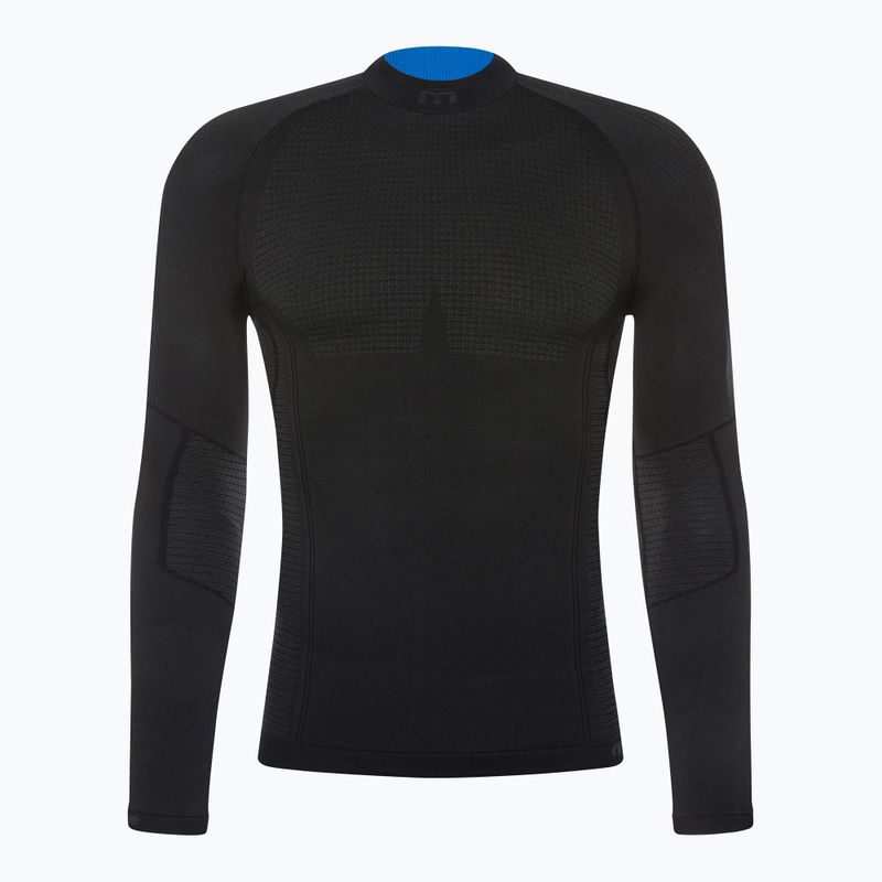 Bluza termoaktywna męska Mico Odor Zero Mock Neck nero 6