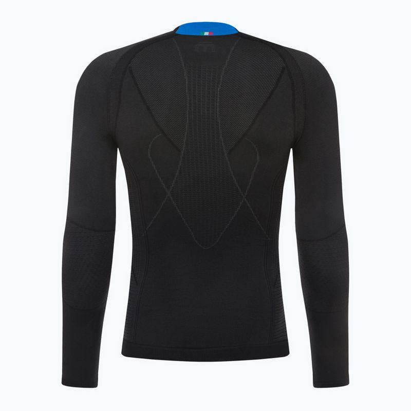 Bluza termoaktywna męska Mico Odor Zero Mock Neck nero 7