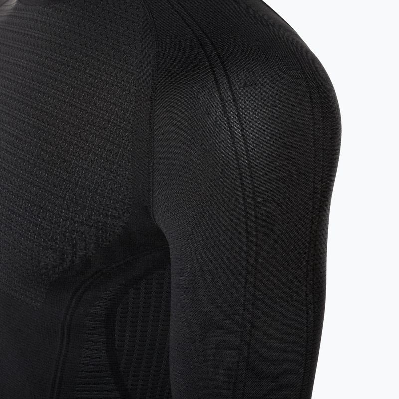 Bluza termoaktywna męska Mico Odor Zero Mock Neck nero 8