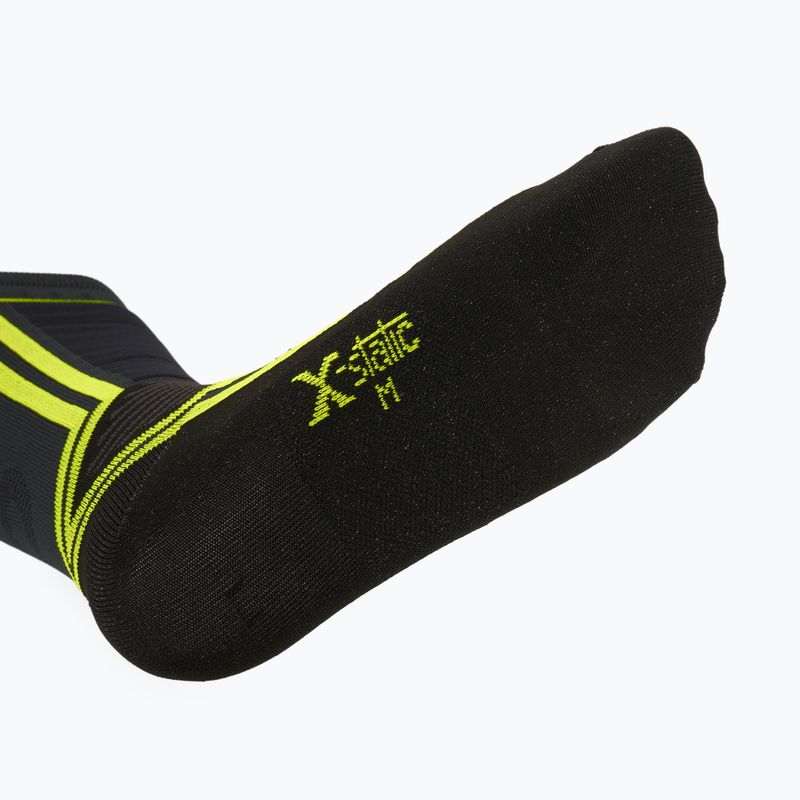 Skarpety narciarskie Mico Light Weight Odor Zero X-Static Ski antracite/giallo fluo 4