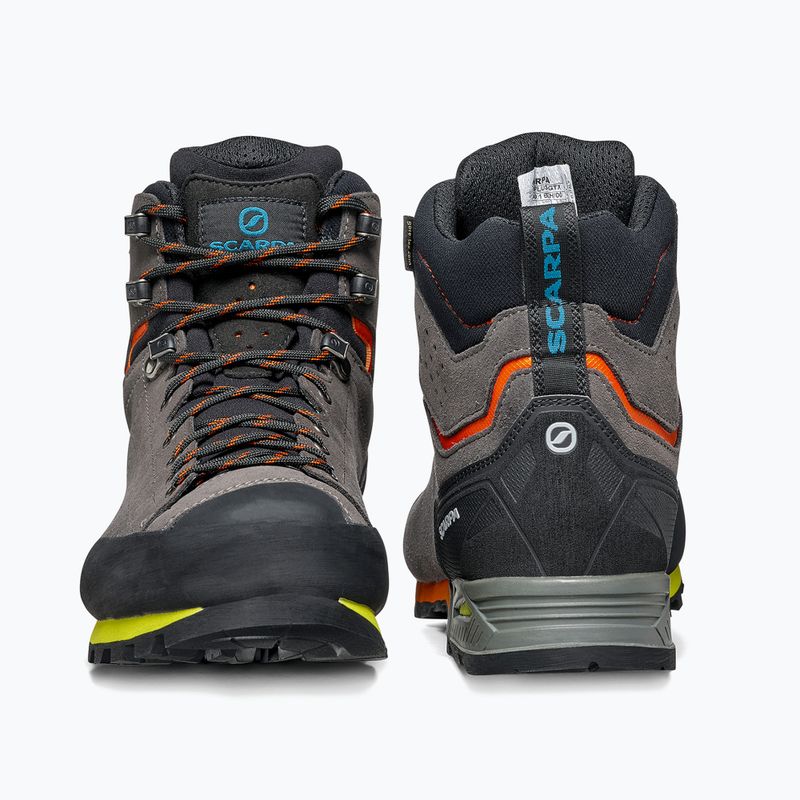 Buty podejściowe męskie SCARPA Zodiac Plus GTX shark/orange 14