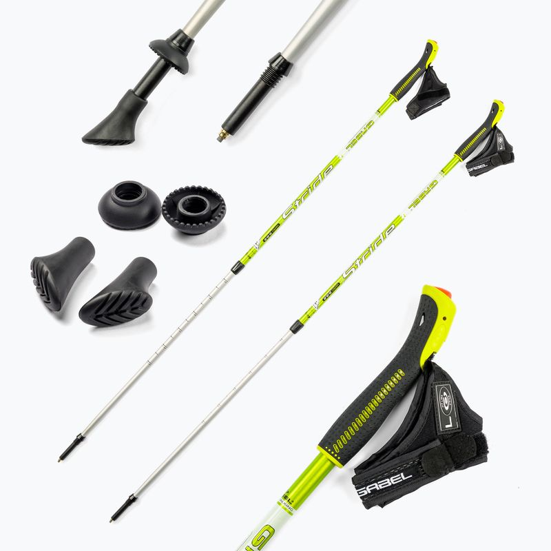 Kije nordic walking GABEL Vario S - 9.6 zielono-czarne 7008350530000 7