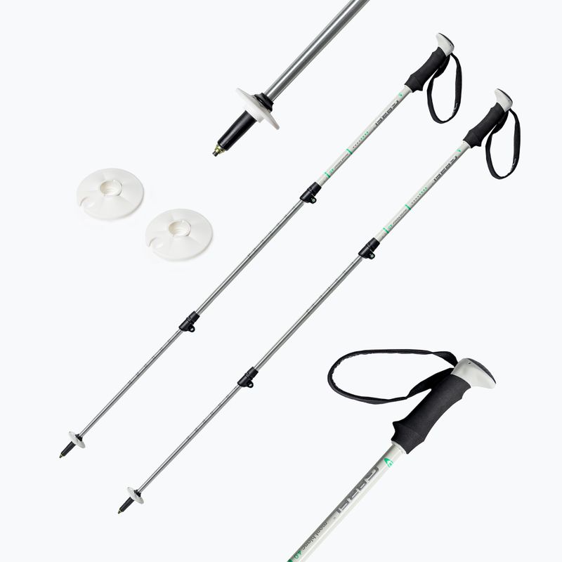 Kije trekkingowe damskie GABEL Mont Blanc F.L. 4.0 białe 7008432600000 4