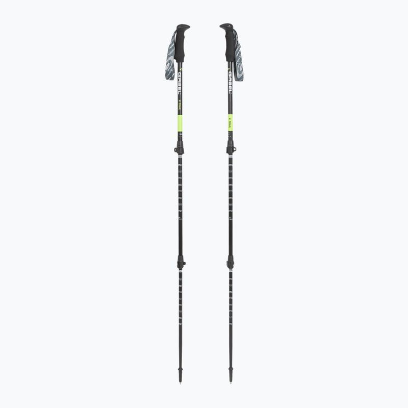 Kije nordic walking GABEL X-Trail limonkowy