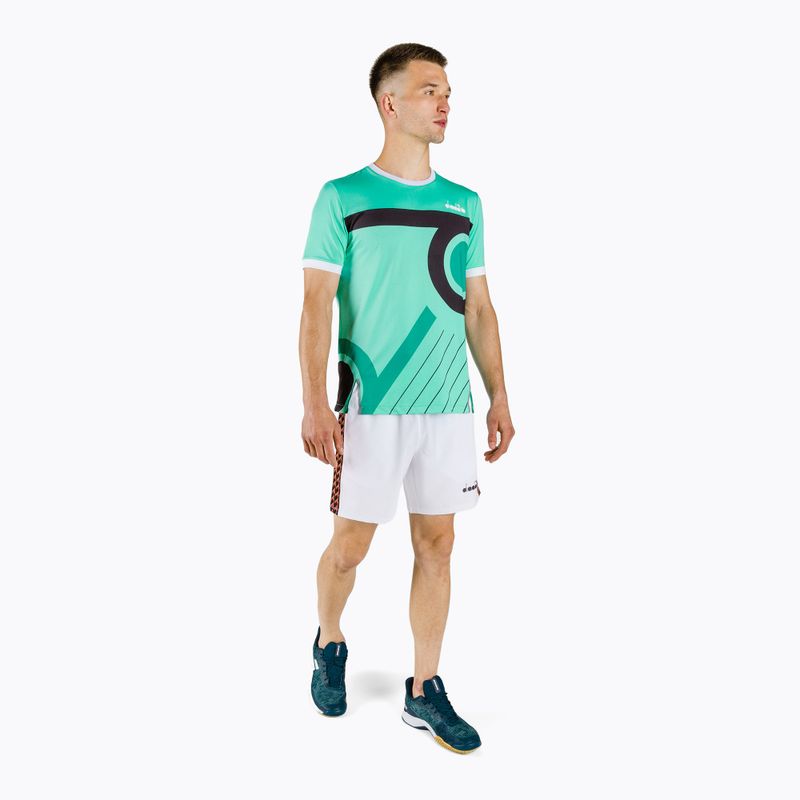 Koszulka męska Diadora Clay verde atlantis 2