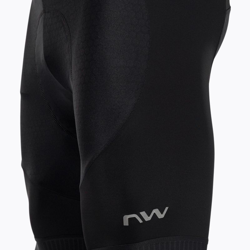 Spodenki rowerowe męskie Northwave Active Bibshort-Gel black 3