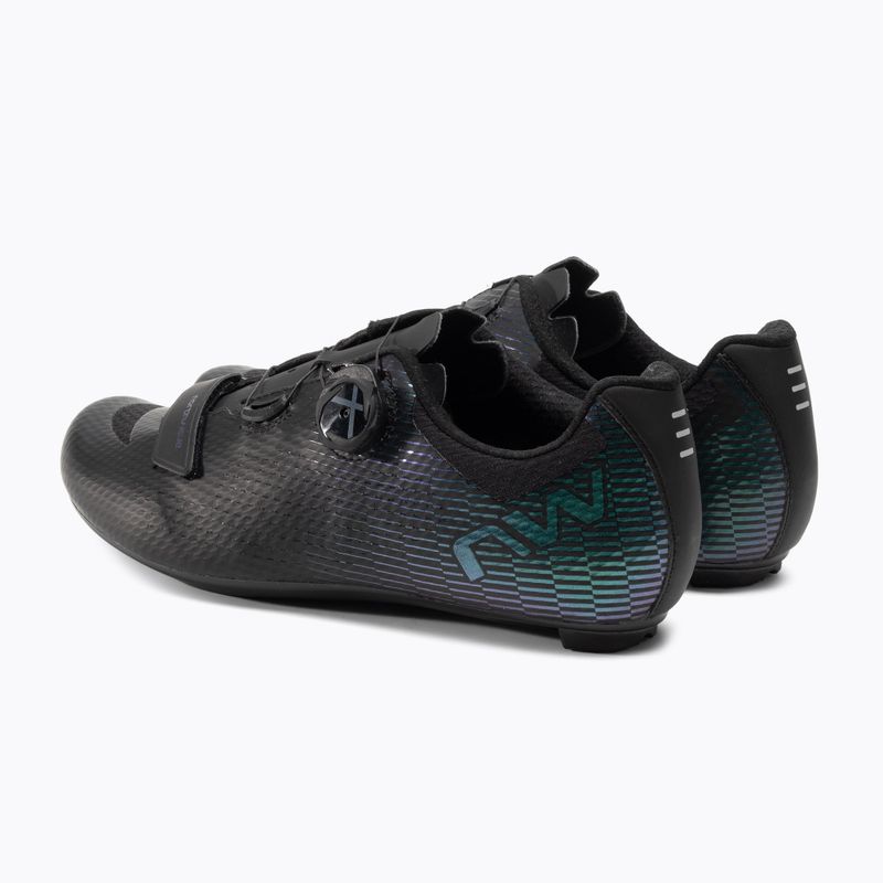 Buty szosowe męskie Northwave Storm Carbon 2 black/iridescent 3