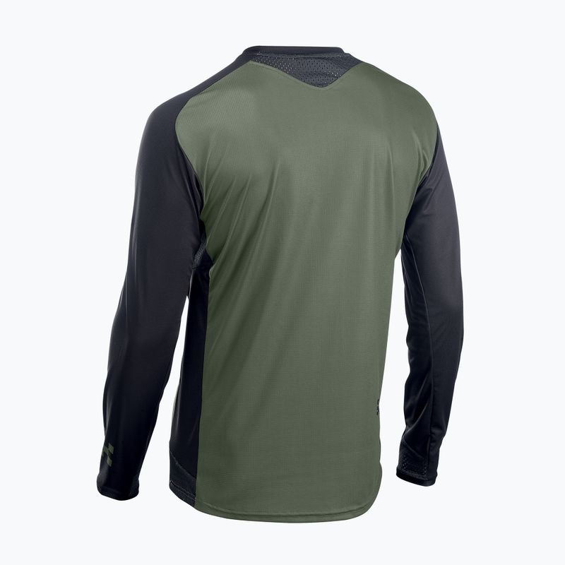 Longsleeve rowerowy męski Northwave Edge green fore/black 2