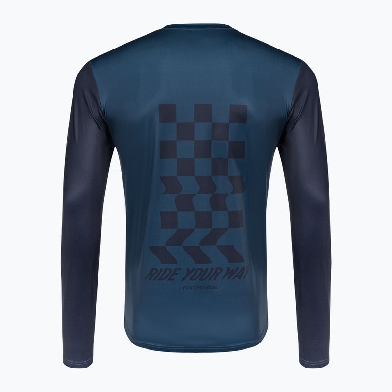 Longsleeve rowerowy męski Northwave Xtrail 2 deep blue 2
