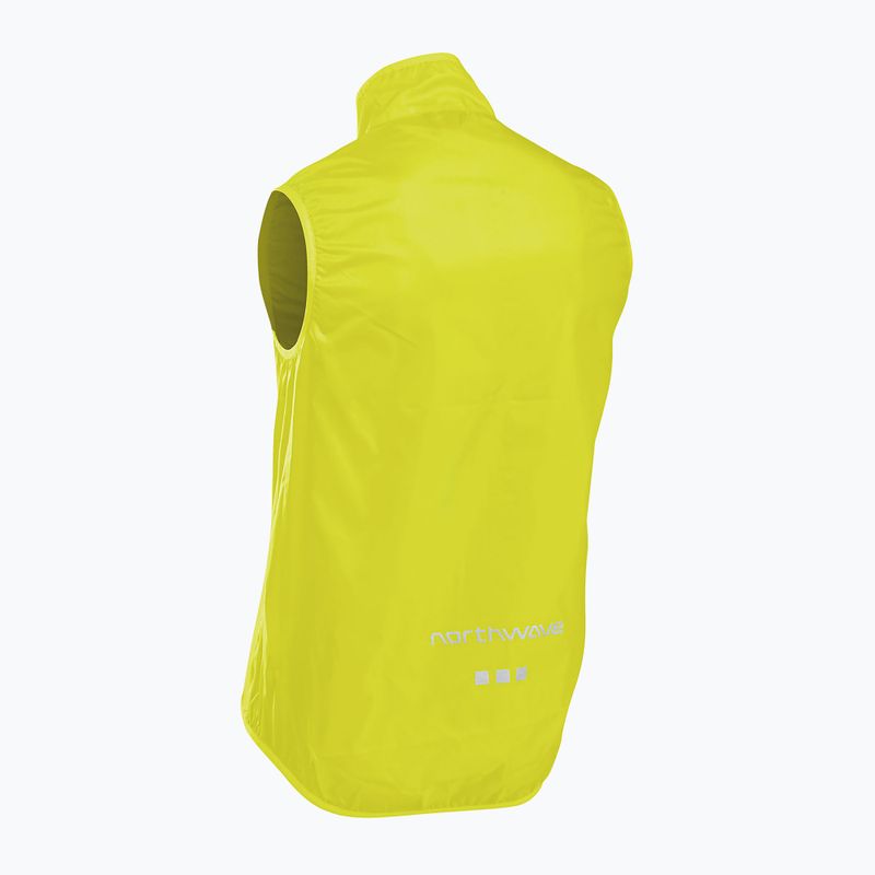 Kamizelka rowerowa męska Northwave Vortex 2 yellow fluo 2