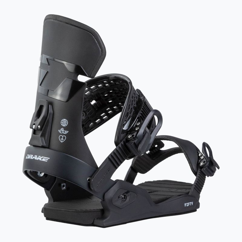 Wiązania snowboardowe męskie Drake Fifty black 3