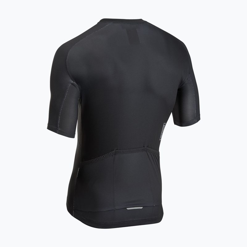 Koszulka rowerowa męska Northwave Force Evo black/light grey 2