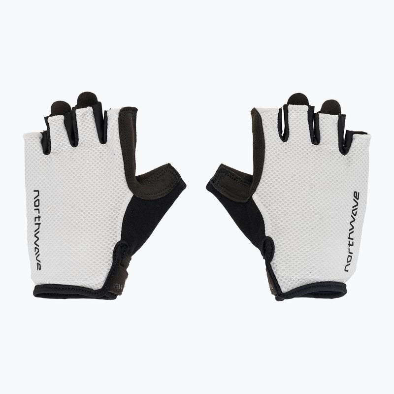 Rękawiczki rowerowe męskie Northwave Active Max Short Finger light grey 2