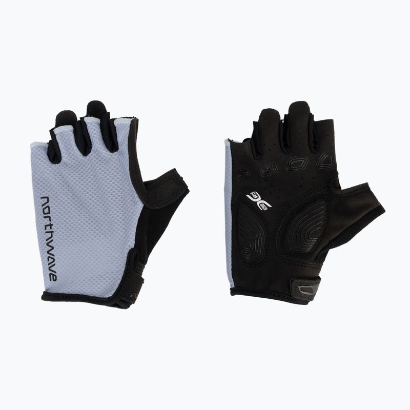 Rękawiczki rowerowe damskie Northwave Active Max Short Finger ice grey
