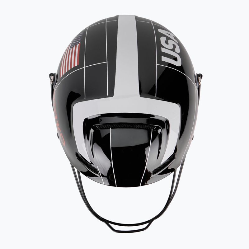 Kask narciarski Briko Slalom 2.0 USA shiny black/white/cardinal red 6