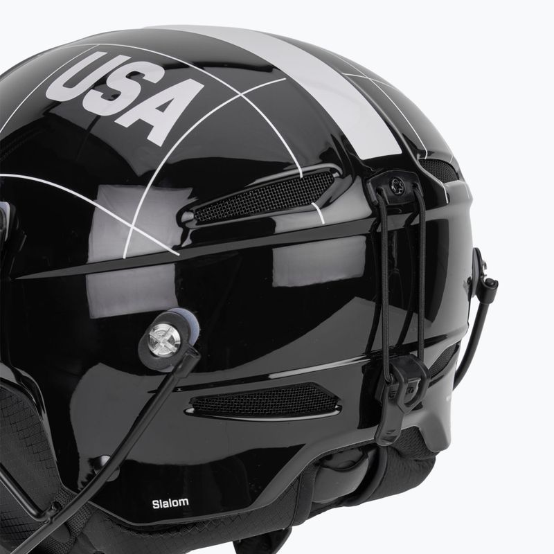 Kask narciarski Briko Slalom 2.0 USA shiny black/white/cardinal red 8