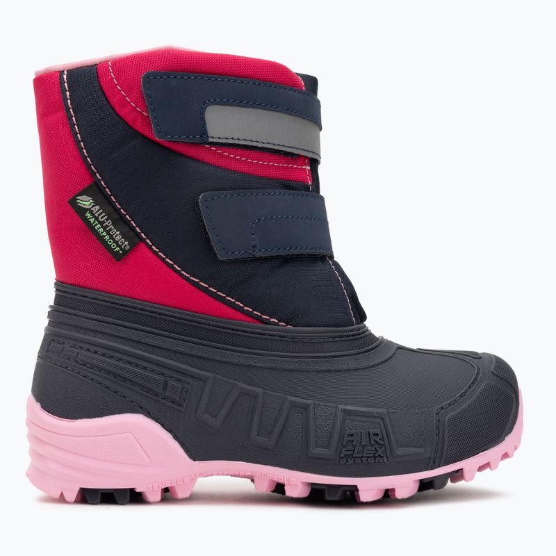 Śniegowce dziecięce Boatilus Hybrid Sport 2 Velcro fuxia 2