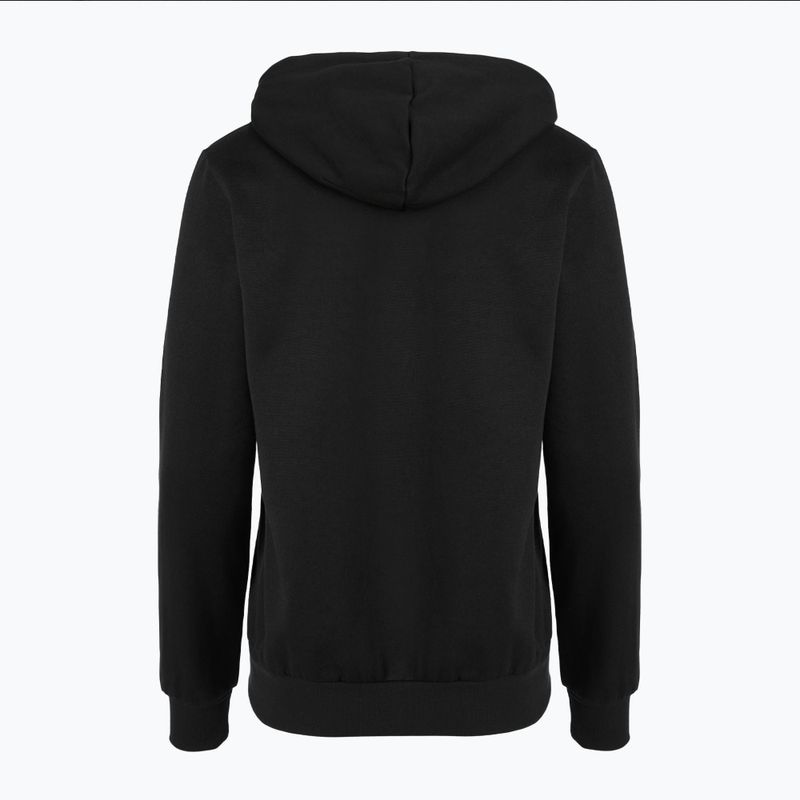 Bluza damska EA7 Emporio Armani Train Visibility Hoodie black/gold 2