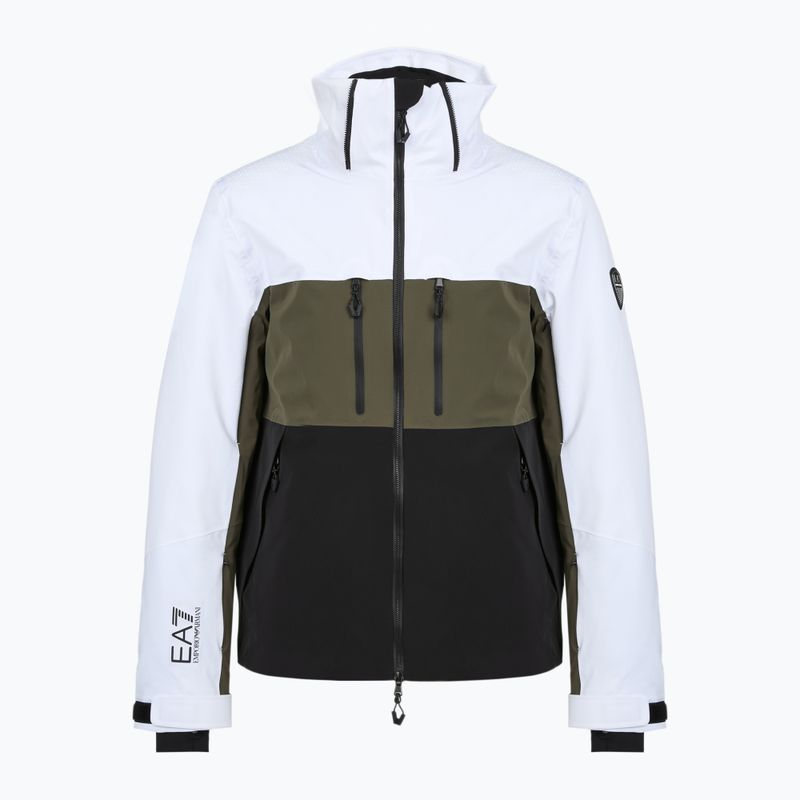 Kurtka narciarska męska EA7 Emporio Armani Ski Kitzbuhel Protectum7 Colorblock white/black/grape leaf 6