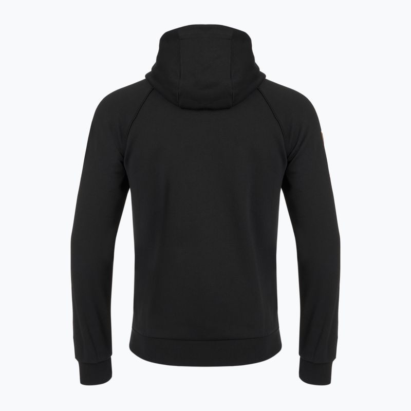 Bluza męska Emporio Armani EA7 Train Logo Series Extended Logo Hoodie Fz black/gold 2