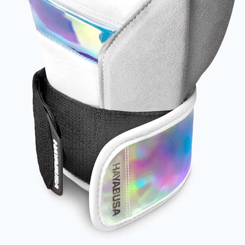 Rękawice bokserskie Hayabusa T3 white/iridescent 8