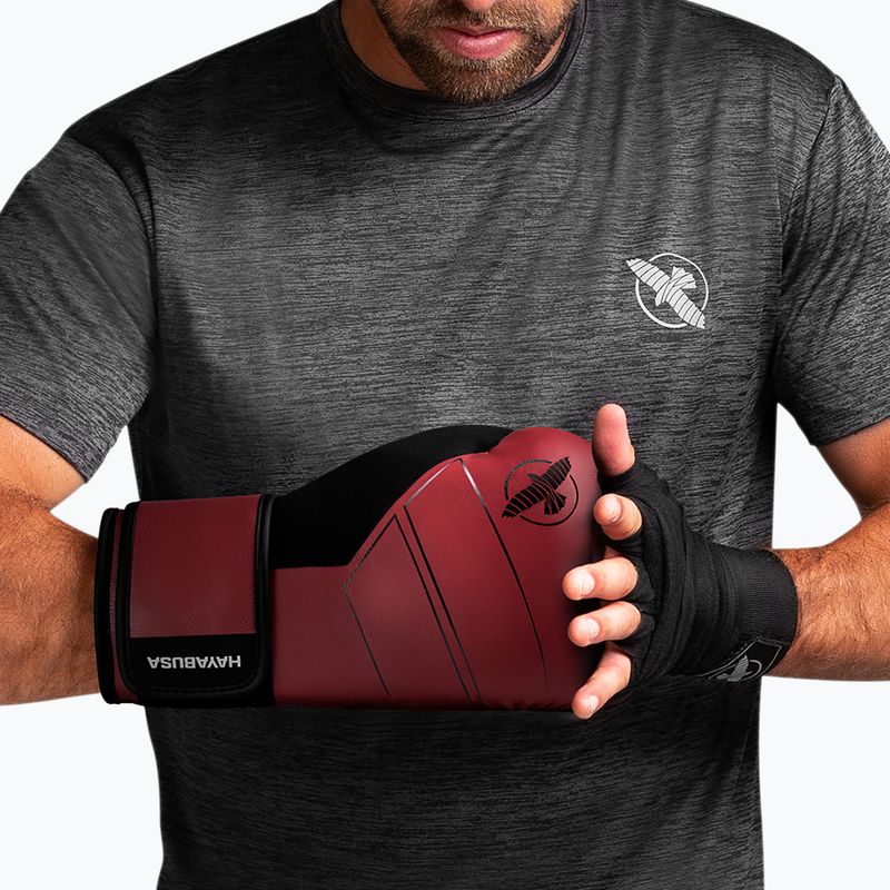 Rękawice bokserskie Hayabusa S4 Leather red 9