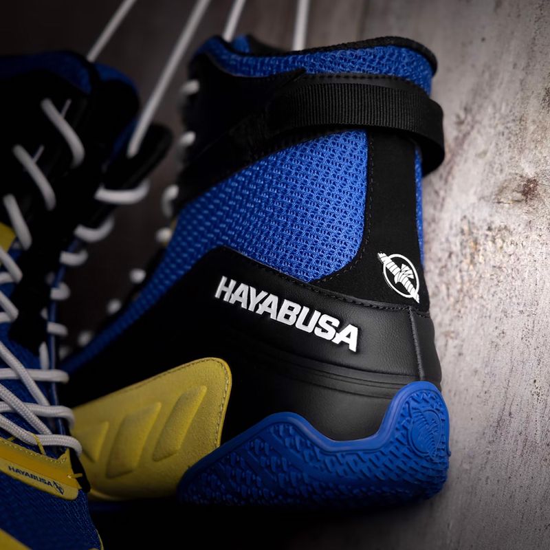 Buty bokserskie męskie Hayabusa Talon Boxing blue/yellow 8