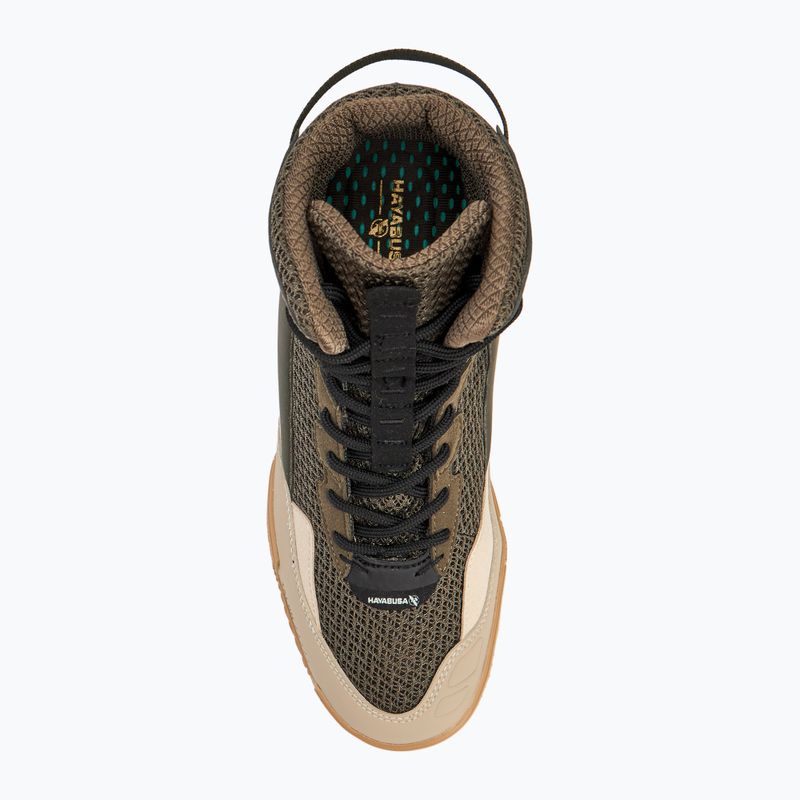 Buty bokserskie męskie Hayabusa Talon Boxing green/tan 5