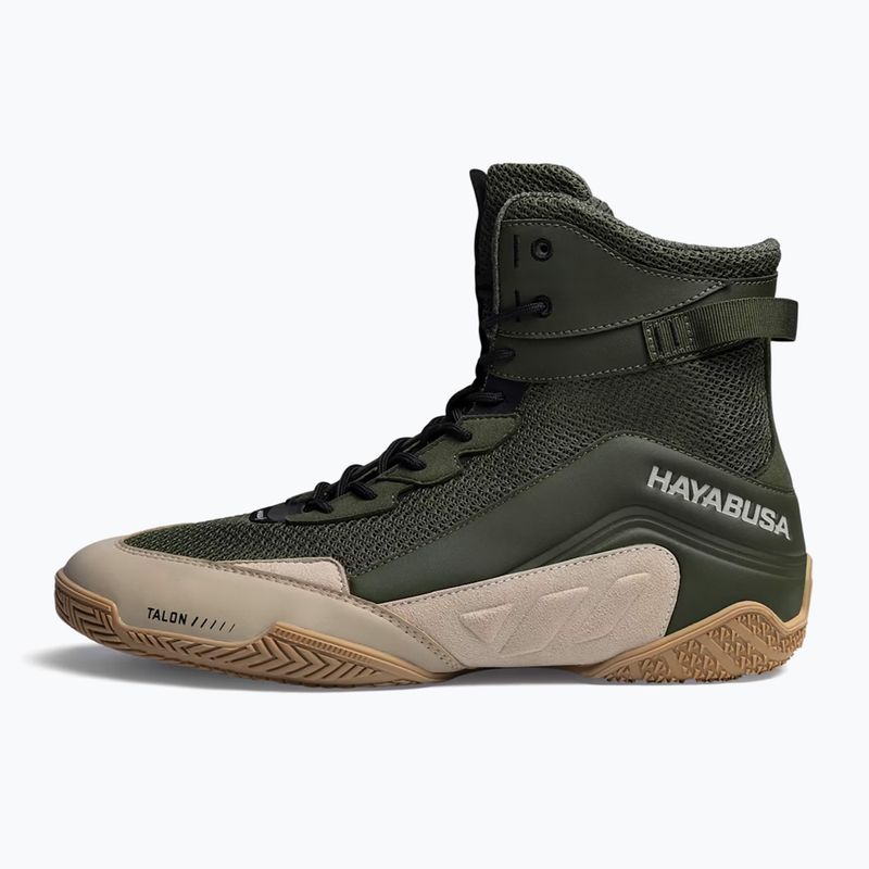Buty bokserskie męskie Hayabusa Talon Boxing green/tan 8