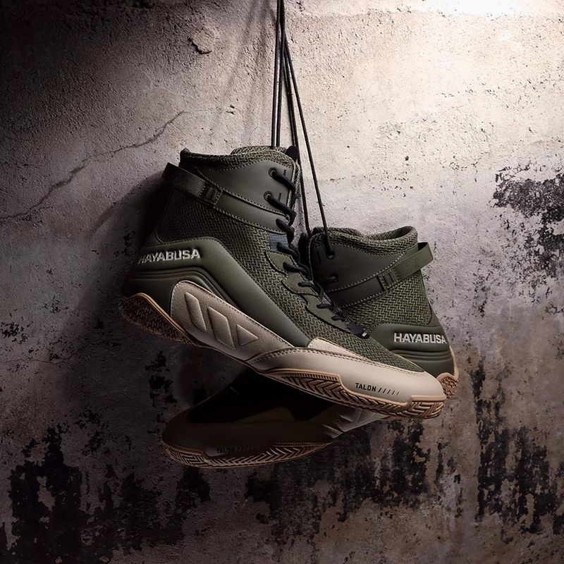 Buty bokserskie męskie Hayabusa Talon Boxing green/tan 11