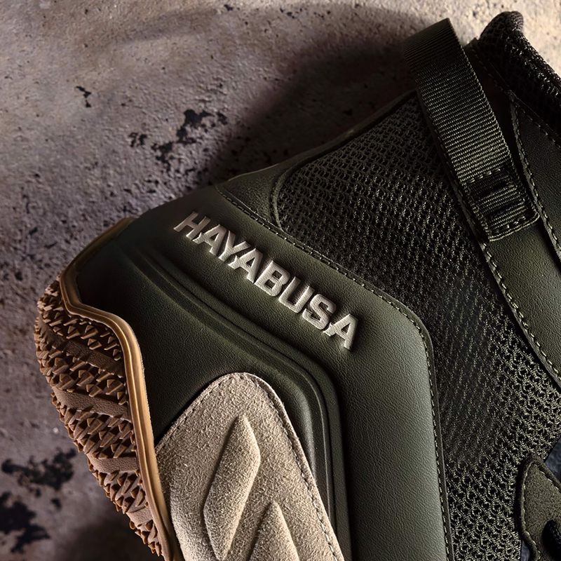 Buty bokserskie męskie Hayabusa Talon Boxing green/tan 12