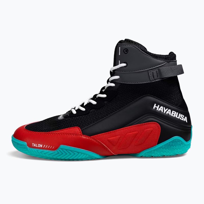 Buty bokserskie męskie Hayabusa Talon Boxing black/red 8