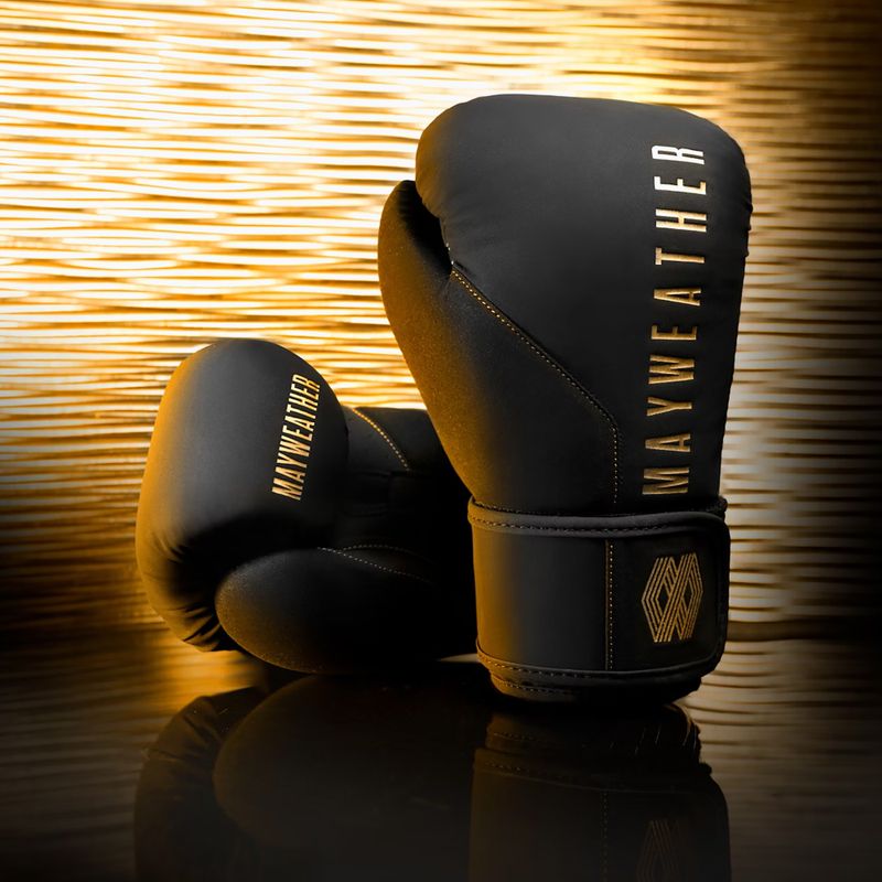 Rękawice bokserskie Hayabusa Mayweather Champ black/gold 2