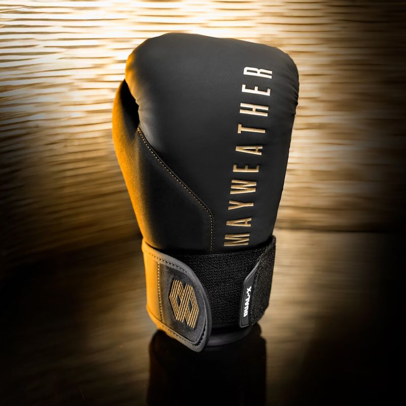 Rękawice bokserskie Hayabusa Mayweather Champ black/gold 3