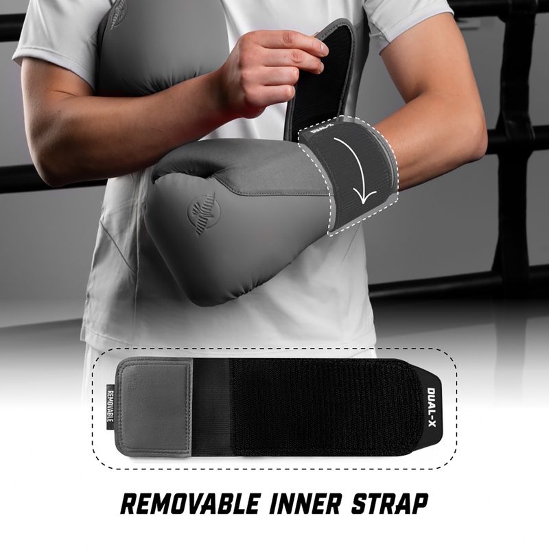 Rękawice bokserskie Hayabusa T360 Boxing charcoal 13