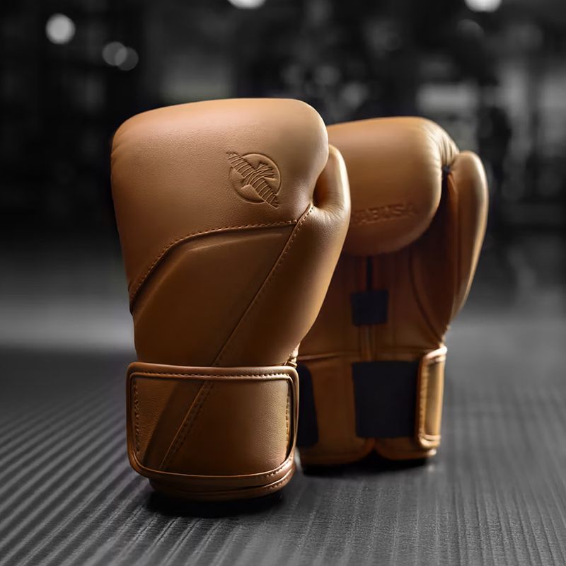 Rękawice bokserskie Hayabusa E1 Leather brown 11