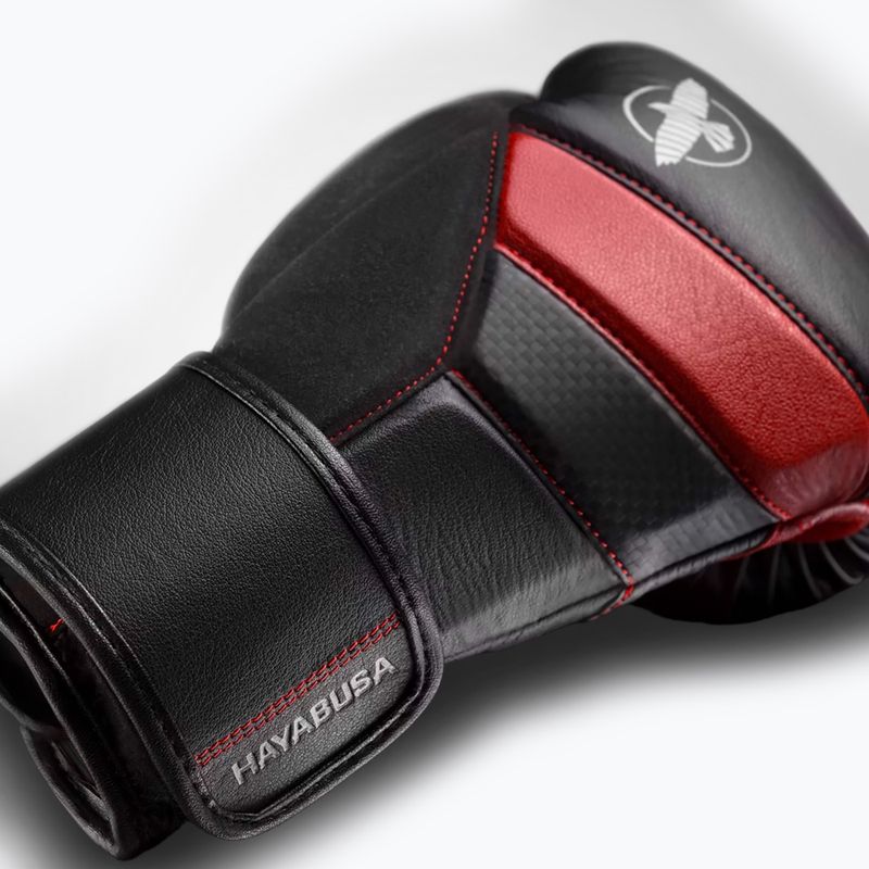 Rękawice bokserskie Hayabusa T3 black/red 5