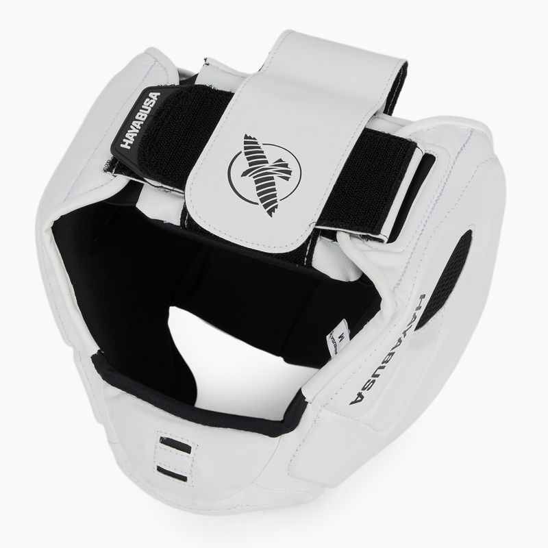 Kask bokserski Hayabusa T3 Headgear white/black 7