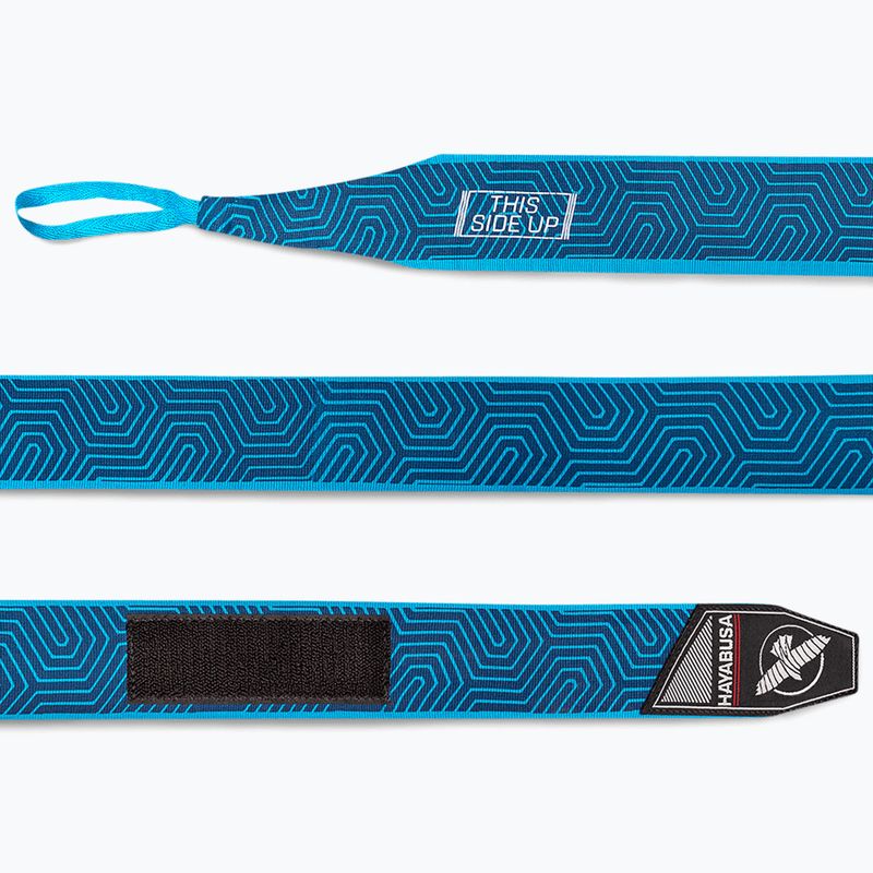 Bandaże bokserskie Hayabusa Perfect Stretch Printed 450 cm blue geo 3