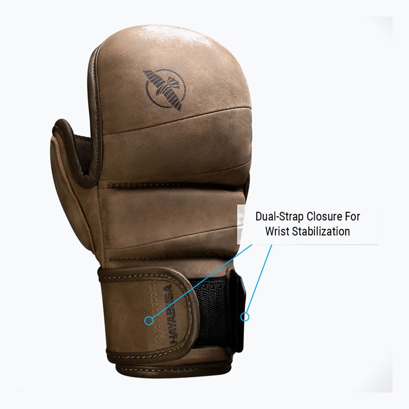 Rękawice bokserskie Hayabusa T3 LX Hybrid brown 5