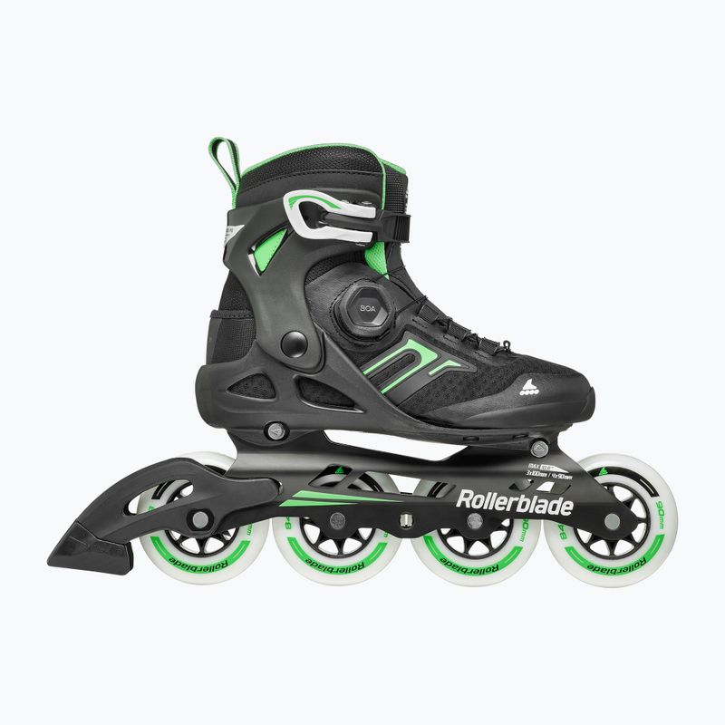 Rolki damskie Rollerblade Macroblade 90 BOA W black/mint 2