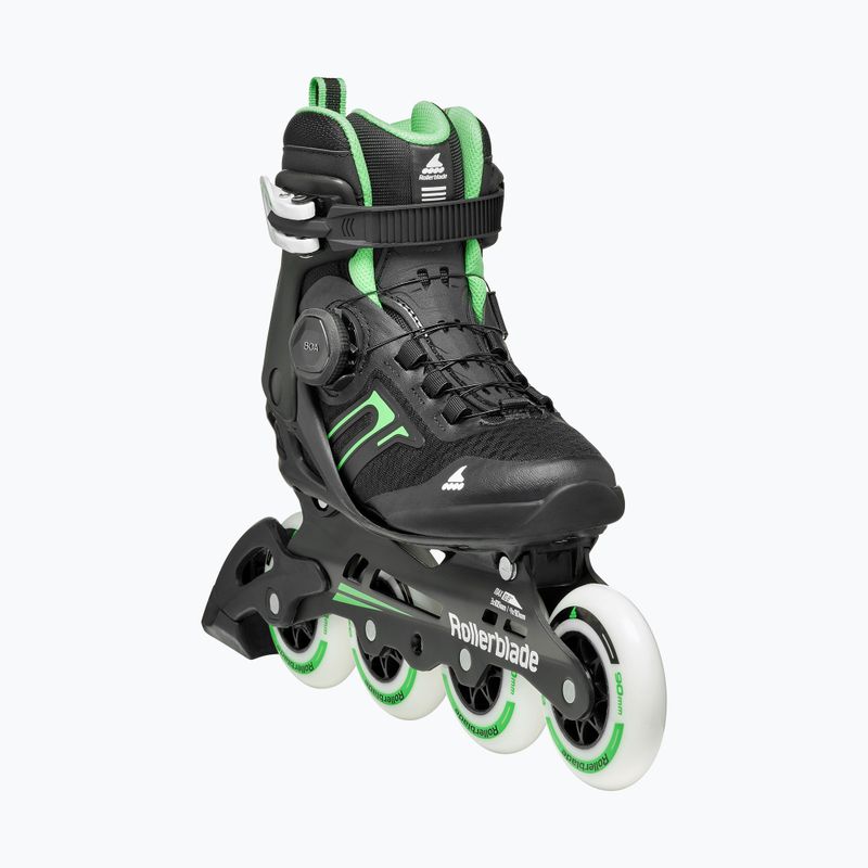 Rolki damskie Rollerblade Macroblade 90 BOA W black/mint 4