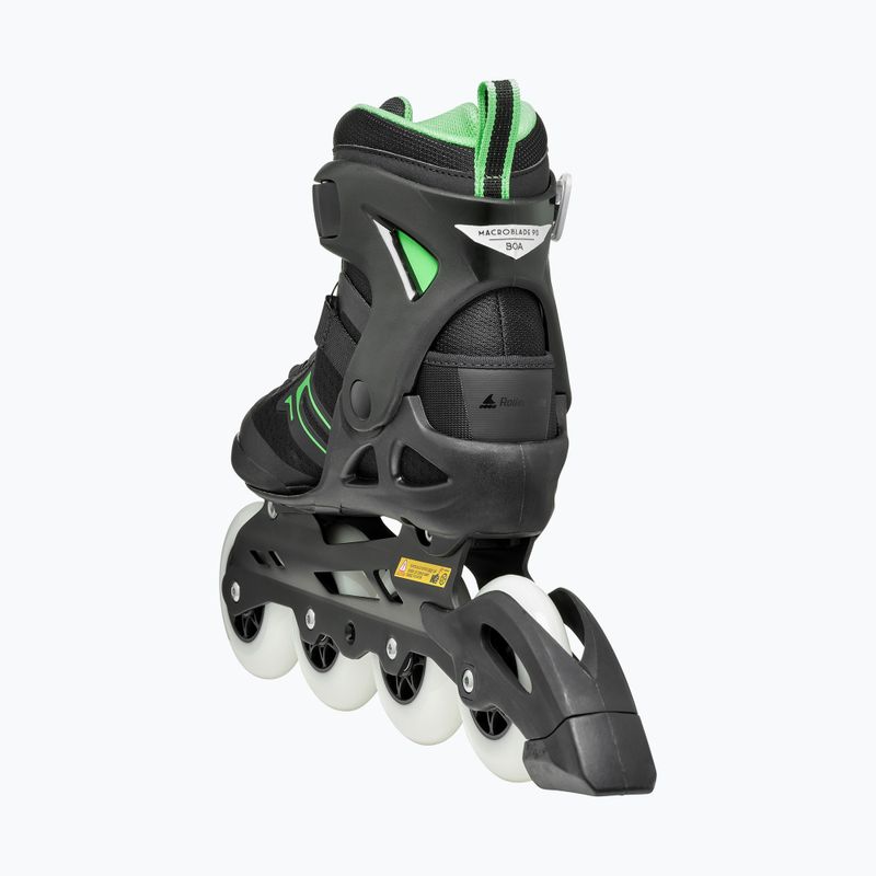 Rolki damskie Rollerblade Macroblade 90 BOA W black/mint 5