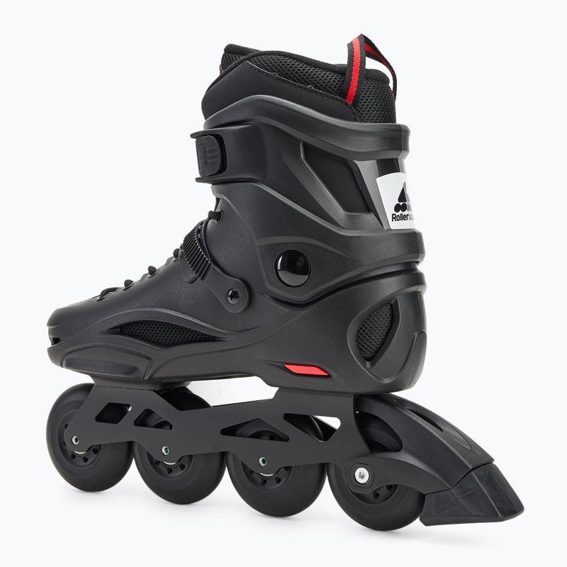 Rolki męskie Rollerblade RB 80 black/red 3