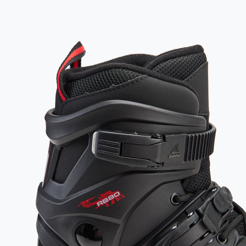 Rolki męskie Rollerblade RB 80 black/red 5