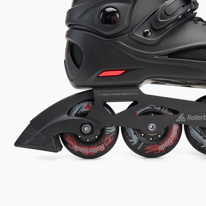 Rolki męskie Rollerblade RB 80 black/red 7