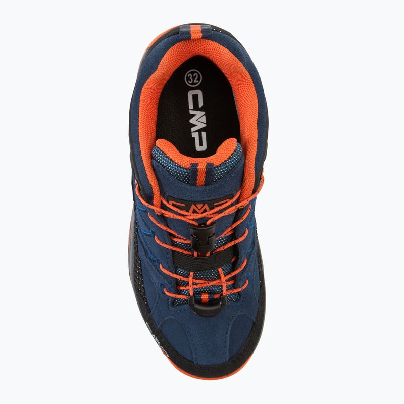 Buty trekkingowe dziecięce CMP Rigel Low Wp b.blue/arancio 5