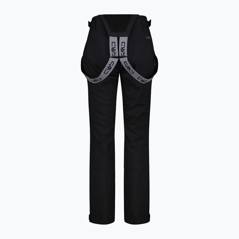 Spodnie narciarskie damskie CMP 34W4326 Salopette nero 2