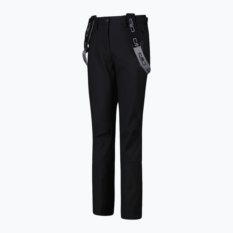 Spodnie narciarskie damskie CMP 34W4326 Salopette nero 3
