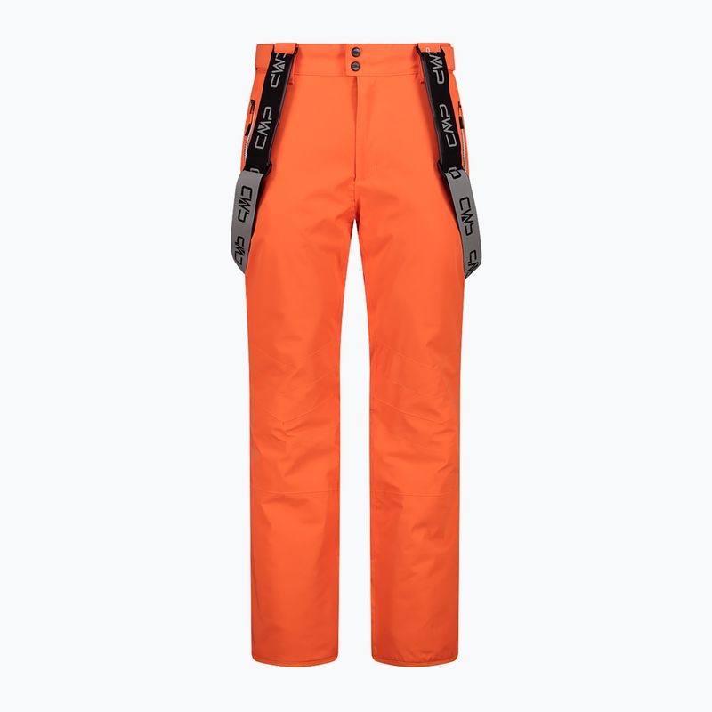 Spodnie narciarskie męskie CMP 3W04467 fanta fluo 7